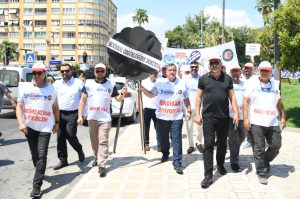 Sendikacılardan Protesto!..