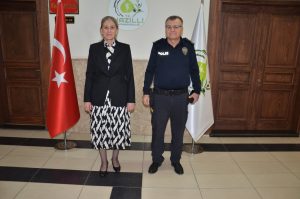 Nazilli ilçe Emniyet Müdürlüğü görevine atanan Erdal Esen görevine başladı.